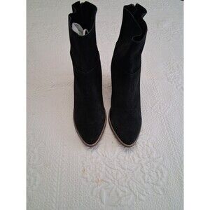 Matisse Women's Booties  Size 9 Black Suede Lyon Open Toe  Shoes